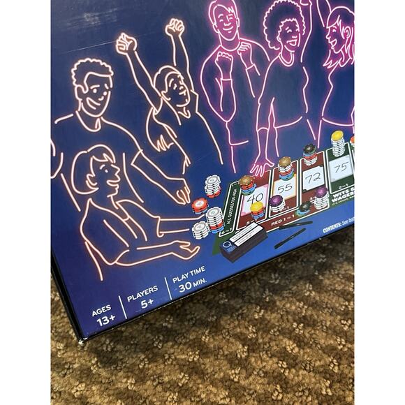 💙Wits & Wagers Board Game “It’s Vegas, Baby!” Edition 5+ Players Ages 13+ BNWOT - Picture 3 of 6